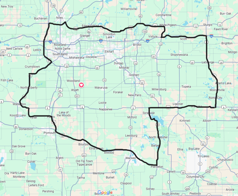 Practice Boundary Map